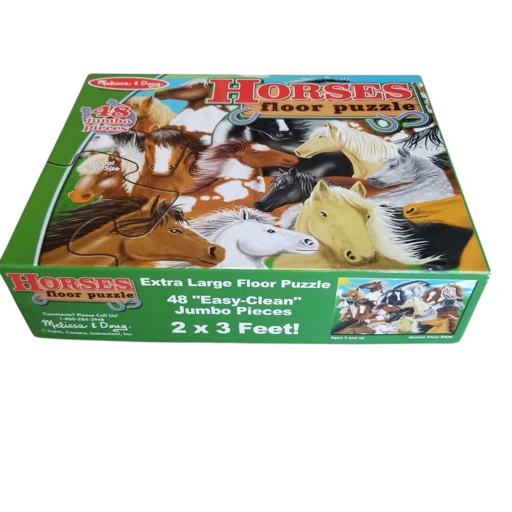 Melissa and Doug Horses Jumbo Jigsaw Floor Puzzle